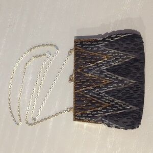 Beaded‎ Evening Bag Black
